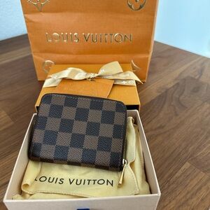 Louis Vuitton Zippy Coin Purse - Damier Ebene